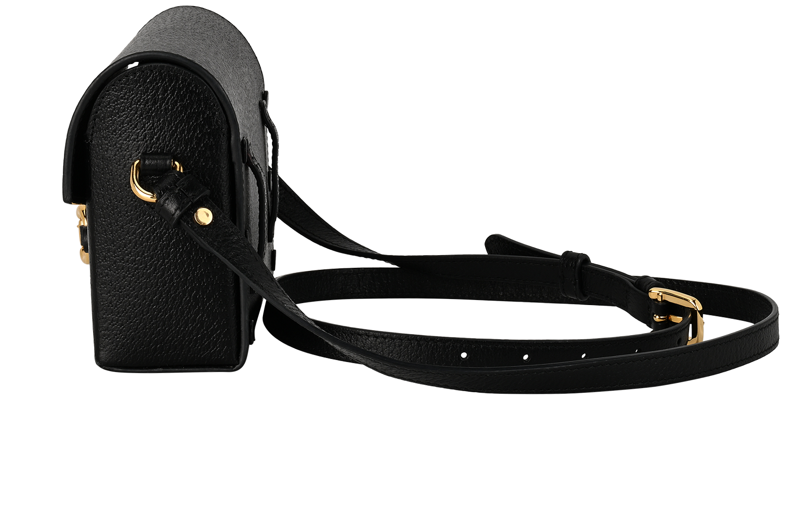 1955 Horsebit TwoWay Flap, &pound;595, Handbags, Black, Leather, Bottom view